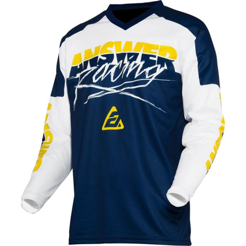 Answer - Answer Syncron Pro Glo Youth Jersey - 0409-2957-4854 - Yellow/Midnight/White - Large