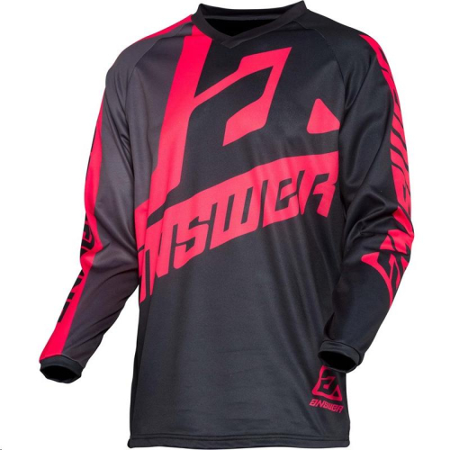 Answer - Answer Syncron Voyd Wmx Womens Jersey - 0409-1959-6552 - Black/Charcoal/Pink - Small
