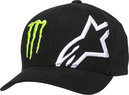 Alpinestars - Alpinestars Monster Corp Hat - 1M09-97650-10-L/X - Black - Lg-XL