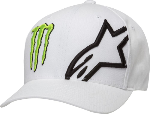 Alpinestars - Alpinestars Monster Corp Hat - 1M09-97650-20-S/M - White - Sm-Md