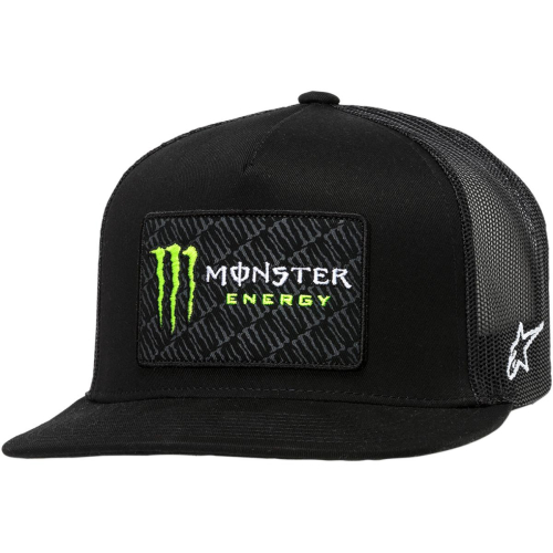 Alpinestars - Alpinestars M Logo Champ Trucker Hat - 1MO9-87654-1010 - Black/Black - OSFA