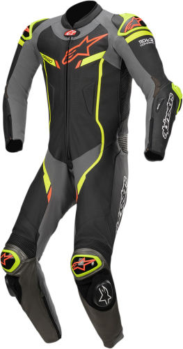 Alpinestars - Alpinestars GP Pro V2 Leather Suit Tech-Air Compatible - 3155019-1028-54 - Black/Metal Gray/Yellow Fluo - 54