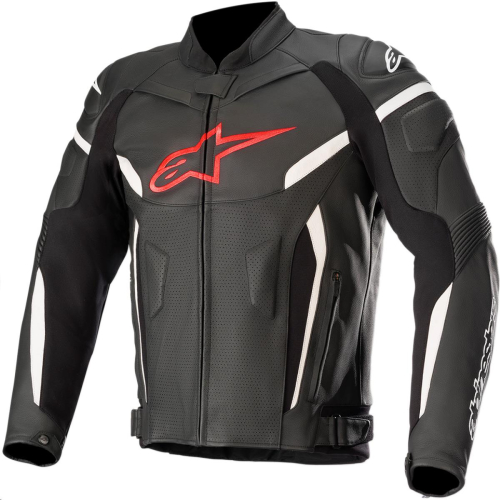 Alpinestars - Alpinestars GP Plus R Airflow Leather Jacket V2 - 3100617-1030-56 - Black/Fluo Red - 56