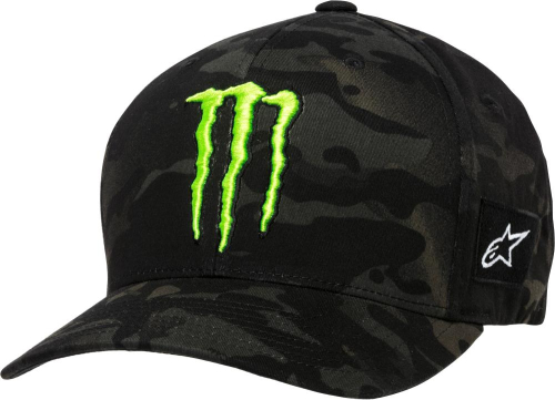 Alpinestars - Alpinestars Monster Multicamo Hat - 1M09-97652-10-L/X - Black - Lg-XL