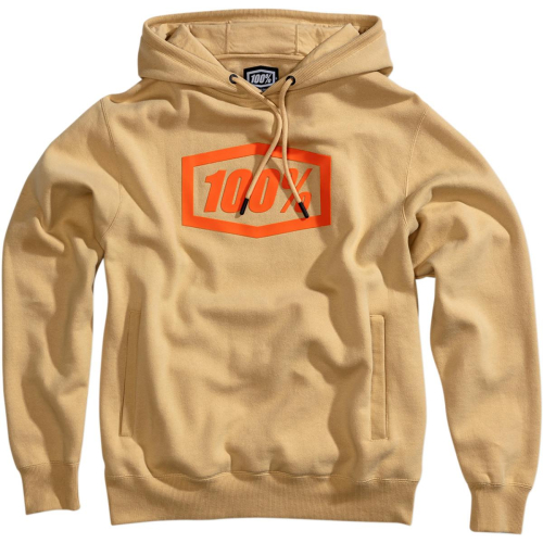 100% - 100% Syndicate Pullover Hoodie - 36017-104-10 - Tan - Small