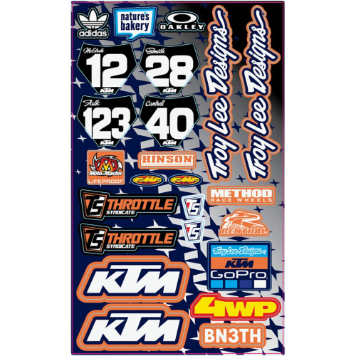 N-Style - N-Style TLD Team Universal Decal Sheets - TS30-1059