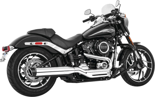 Freedom Performance - Freedom Performance 4in. Liberty Slip-On - Chrome/Black - HD00911