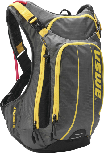 USWE - USWE Airborne Hydration Pack - 15L - Gray/Yellow - K-2151117