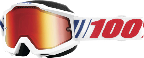 100% - 100% Accuri Afo66 Snow Goggles - 50213-342-02 - Afo66 / Red Mirror Lens - OSFM