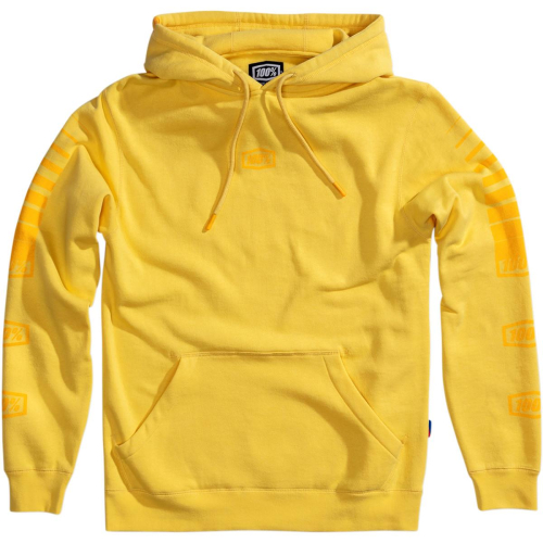 100% - 100% Solar Pullover Hoodie - 36035-004-11 - Yellow - Medium