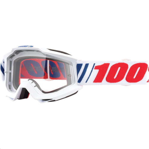 100% - 100% Accuri Junior Goggles - 50300-342-02 - White/Red/Blue - OSFM