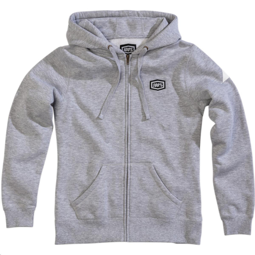 100% - 100% Cosmic Zip Womens Hoody - 29004-188-10 - Gray - Small