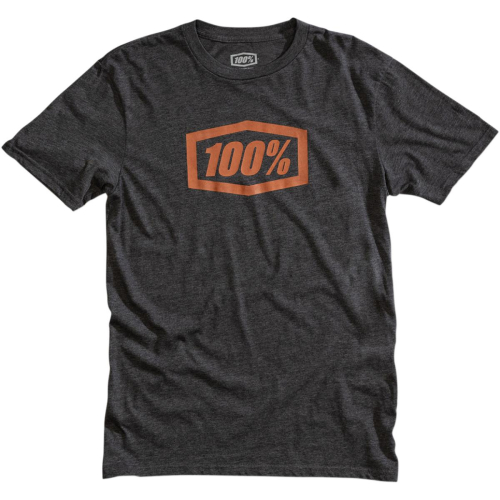 100% - 100% Essential T-Shirt - 32016-323-10 - Charcoal/Heather - Small