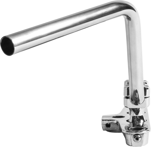 West-Eagle Motorcycle Products - West-Eagle Motorcycle Products 1in. Stainless Steel with Dimples Heavens Bar - 7in. - Polished - 0844