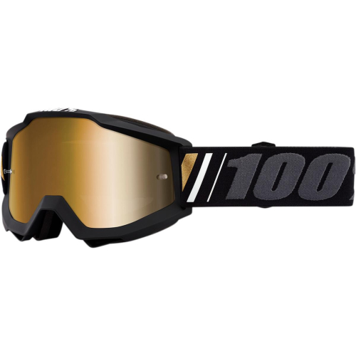 100% - 100% Accuri Off Goggles - 50210-347-02 - Off / Gold Mirror Lens - OSFM