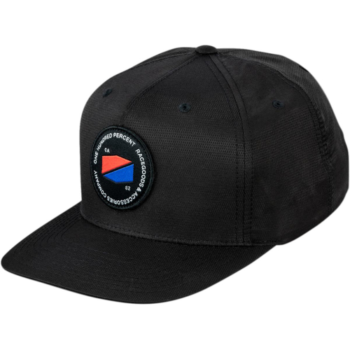 100% - 100% Jefferson Snapback Hat - 20078-001-01 - Black - OSFM