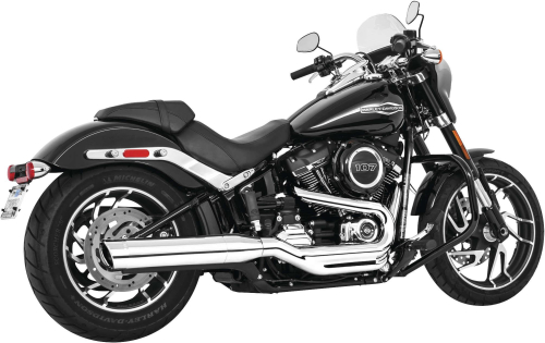 Freedom Performance - Freedom Performance 4in. Liberty Slip-On - Chrome - HD00910