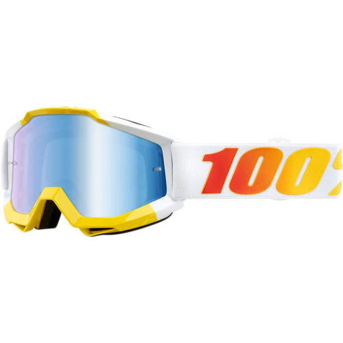 100% - 100% Accuri Astra Goggles - 50210-344-02 - Astra/White/Red/Yellow / Blue Lens - OSFM