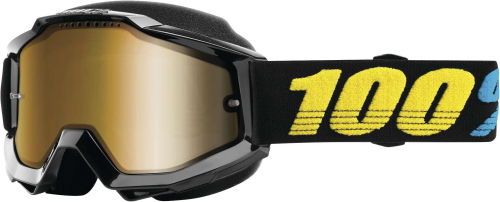 100% - 100% Accuri Virgo Snow Goggles - 50213-343-02 - Virgo/Gold Mirror Lens - OSFM