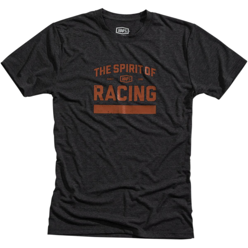 100% - 100% Dedication Tech T-Shirt - 35008-052-12 - Dark Heather - Large