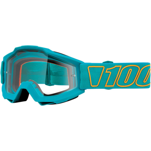 100% - 100% Accuri Galak Goggles - 50200-319-02 - Galak / Aqua/Orange / Clear Lens - OSFA