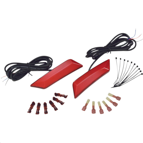 Show Chrome - Show Chrome LED Front Fender Lights - Red - 41-174A
