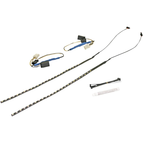 Custom Dynamics - Custom Dynamics Batwing Low-Profile LED Fairing Trim - CD-BFT-SLIM-13