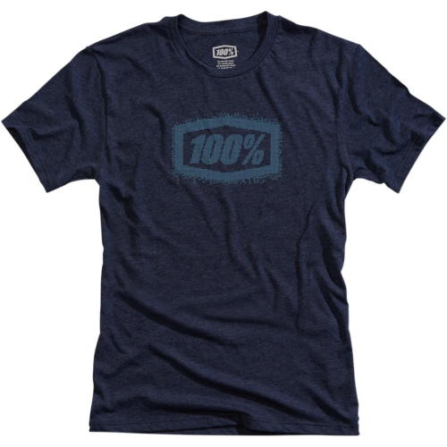 100% - 100% Positive Tech T-Shirt - 35011-015-10 - Blue Heather - Small