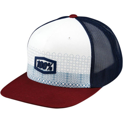 100% - 100% Snapback Rollins Hat - 20074-060-01 - Burgundy - OSFA