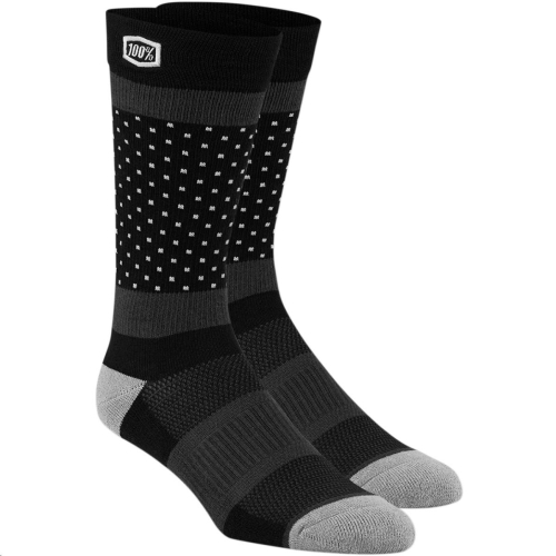 100% - 100% Casual Socks - 24019-001-18 - Opposition Black - Lg-XL
