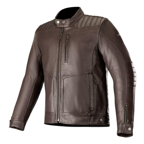 Alpinestars - Alpinestars Crazy Eight Leather Jacket - 3107819-810-3XL - Tobacco Brown - 3XL