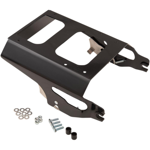 Motherwell - Motherwell Detachable Tour-Pak Mounting Racks - Non-Locking - Gloss Black - MWL-472-GB