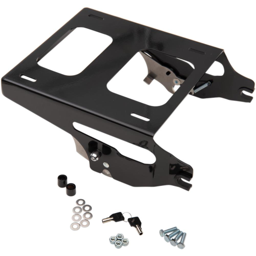 Motherwell - Motherwell Detachable Tour-Pak Mounting Racks - Locking - Gloss black - MWL-472L-GB