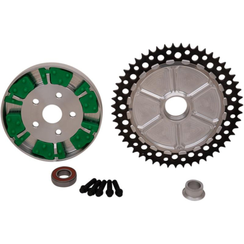 Alloy Art - Alloy Art Universal Drive Chain Conversion System with Machined Carrier - 49T - Black - UCC49-31