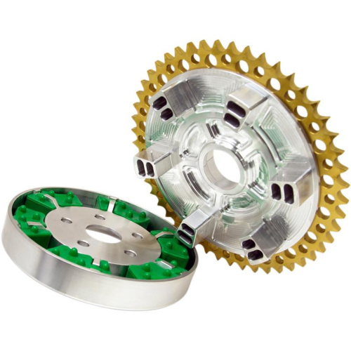 Alloy Art - Alloy Art Universal Drive Chain Conversion System with Machined Carrier - 49T - Gold - UCC49-32
