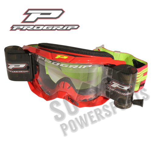 Pro Grip - Pro Grip 3303 Vista Goggles with Roll-off System - 3303RORO - Red - OSFA