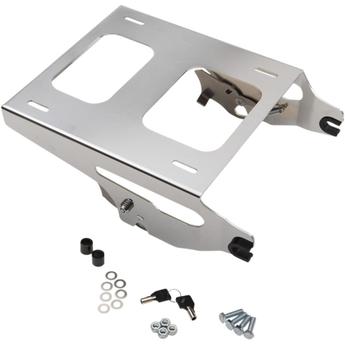 Motherwell - Motherwell Detachable Tour-Pak Mounting Racks - Locking - Chrome - MWL-463L