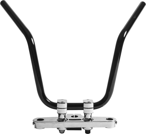West-Eagle Motorcycle Products - West-Eagle Motorcycle Products 1in. Stainless Steel with Dimples Gang Style - 16in. - Satin Black - 0842-BK