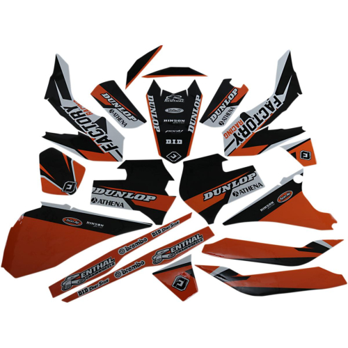 FLU Designs Inc. - FLU Designs Inc. Pro Team Series 4 PTS4 Graphics Kit - 51075