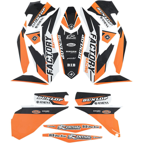 FLU Designs Inc. - FLU Designs Inc. Pro Team Series 4 PTS4 Graphics Kit - 51074