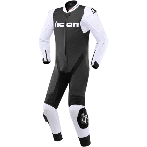 Icon - Icon Hypersport Suit - 2801-1274 - White/Black - 48