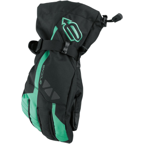 Arctiva - Arctiva Pivot Womens Gloves - 3341-0400 - Black/Mint - 2XL