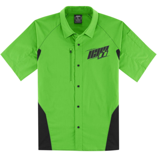 Icon - Icon Overlord Shop Shirt - 3040-2787 - Green - Large