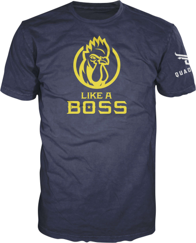 QuadBoss - QuadBoss Like a Boss Tee - 3600-BOSS-M - Blue - Medium