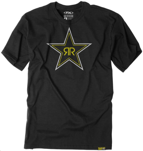 Factory Effex - Factory Effex Rockstar Blackstar T-Shirt - 21-87622 - Black - Medium