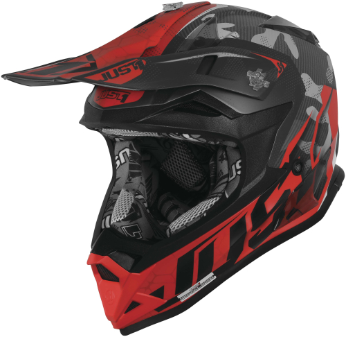 Just 1 - Just 1 J32 Pro Swat Helmet - 606321027101603 - Camo Red Fluorescent Matte - Small