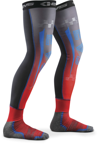EVS - EVS Fusion Socks - FSN-BU/R-L/XL - Blue/Red - Lg-XL