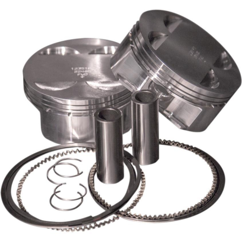 Revolution Performance - Revolution Performance Big Bore Piston Kit (127in. Flat Top) - Bore 4.250in. - Stroke 4.250in. - 11.3:1 Compression - 301-602W