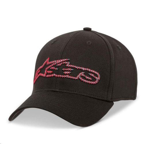 Alpinestars - Alpinestars Blaze Fader Hat - 1038-81022-1030-S/M - Black/Red - Sm-Md