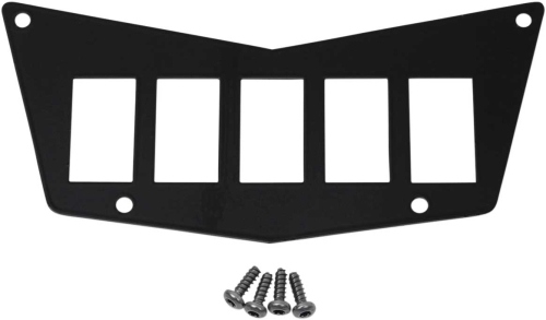 Moose Utility - Moose Utility Center 5 Switch Dash Plate - Black - 2578.0521-1709